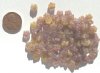 100 3x7mm Yellow/Amethyst Marble Spacer Flowers